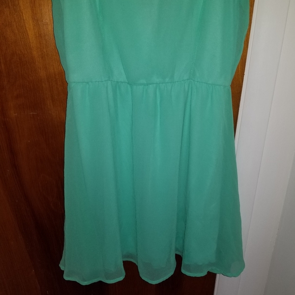 Nordstrom Dee Elle Mint Green Summer Dress - Picture 8 of 8